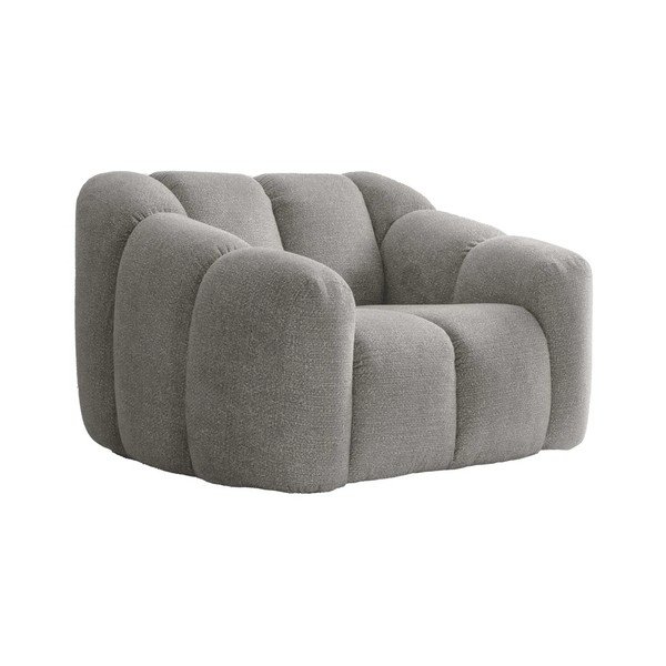 Világosszürke fotel Shell – Miuform