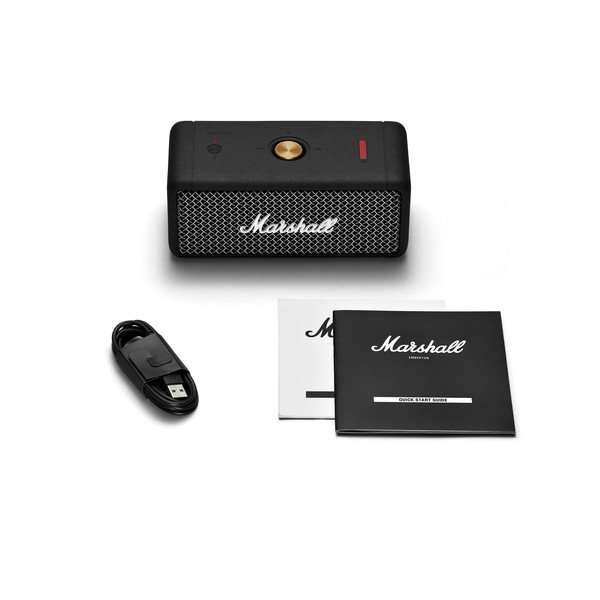 Emberton fekete hordozható bluetooth hangszóró - Marshall-image-3