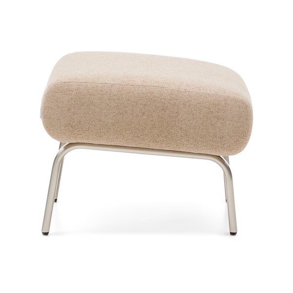 Világosbarna zsenília lábtartó Amsen – Kave Home-image-2