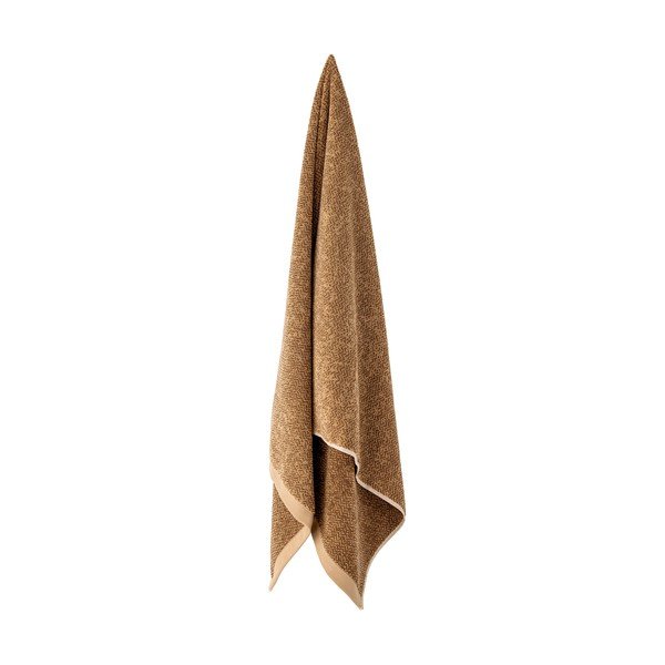 Barna pamut fürdőlepedő 70x140 cm Kahla – Bloomingville-image-2