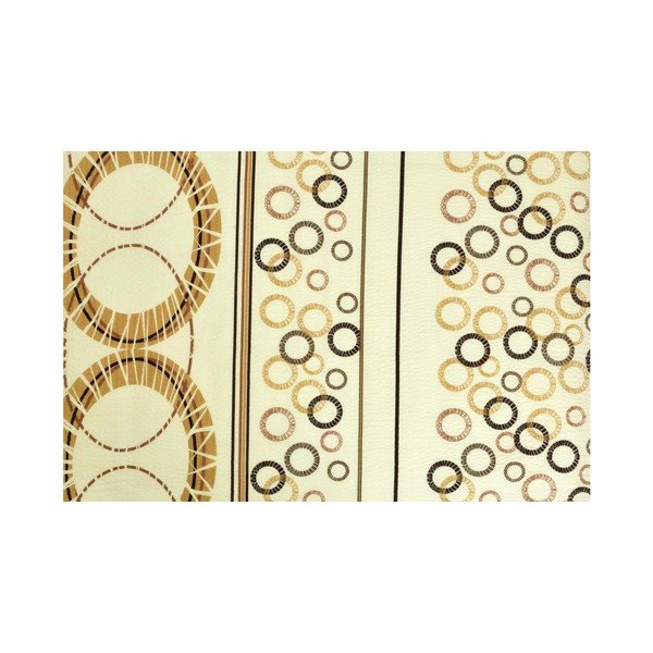 Sárga egyszemélyes krepp ágyneműhuzat 140x200 cm Circle -image-1