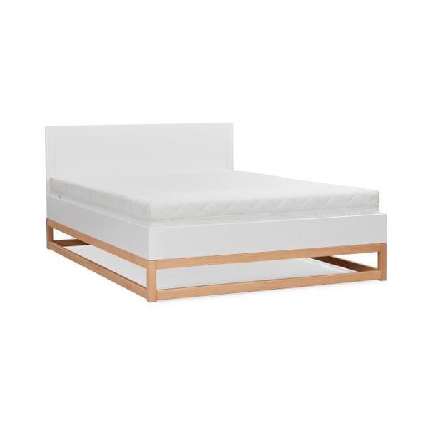 Karin kétszemélyes tömör borovi fenyő ágy, 140 x 200 cm - SKANDICA-image-4