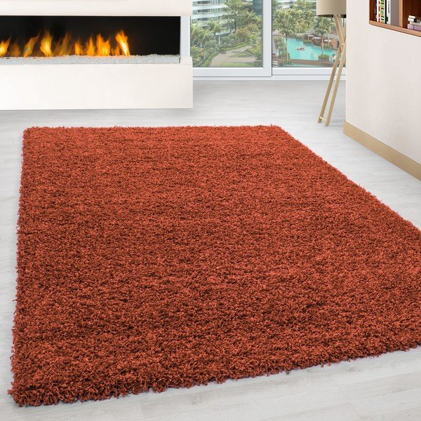 Terrakotta színű szőnyeg 60x110 cm Life – Ayyildiz Carpets-image-1