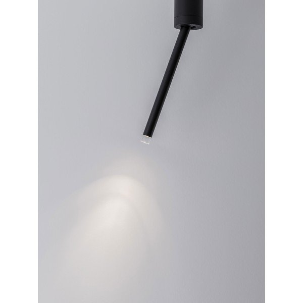 Matt fekete alumínium LED mennyezeti lámpa hajlítható szerkezettel Stilvi – Nova Luce-image-2