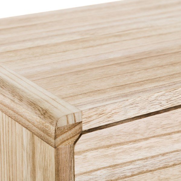 Natúr színű egzotikus fa éjjeliszekrény Natural Way – Casa Selección-image-2