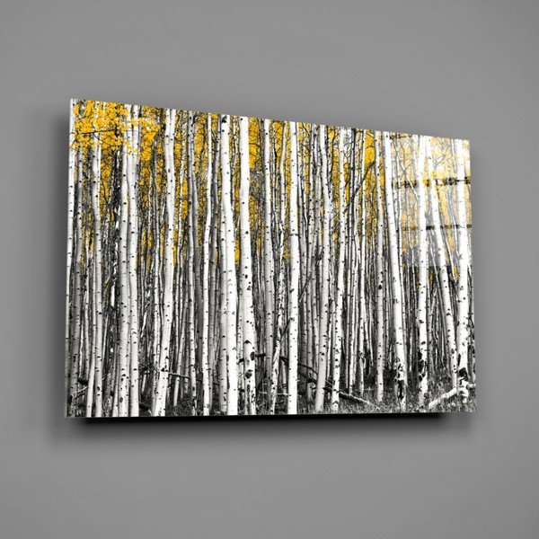 Yellow Forest üvegkép, 110 x 70 cm - Insigne-image-3