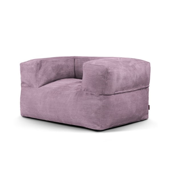 Lila kordbársony babzsákfotel MooG – SLOWDOWN