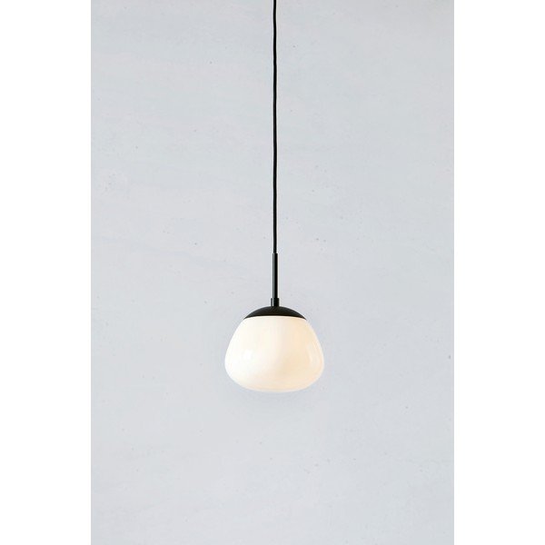 Fekete-fehér függőlámpa üveg búrával ø 18 cm Rise – Markslöjd-image-1