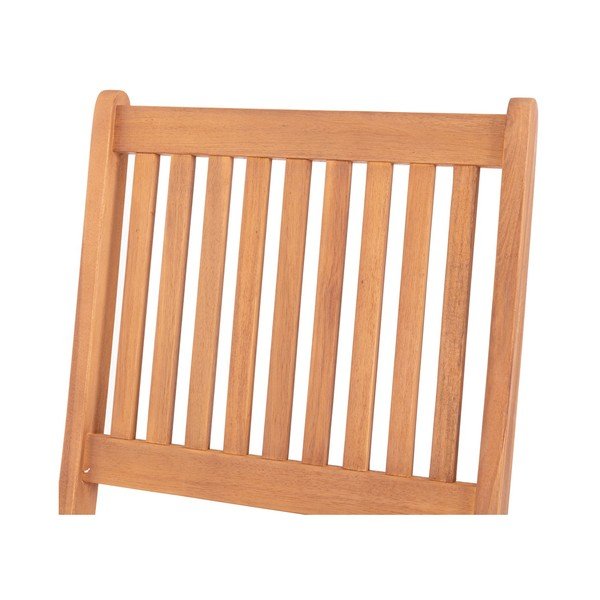 Natúr színű tömörfa kerti szék – LDK Garden-image-4