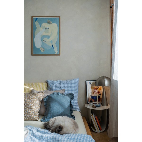 Sublime ezüstszínű asztali lámpa, magasság 51 cm - Leitmotiv-image-2