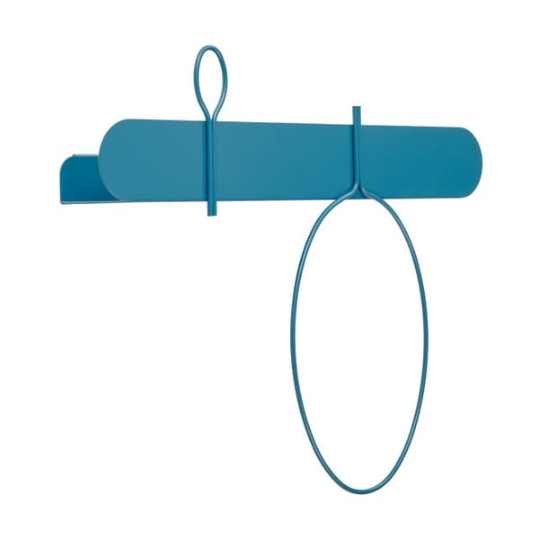 Balloon kék fali fogas polccal - MEME Design