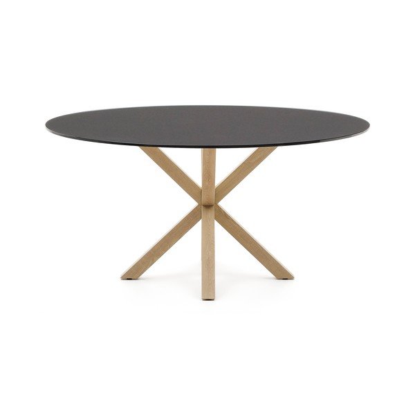 Kerek étkezőasztal üveg asztallappal ø 150 cm Argo – Kave Home-image-2