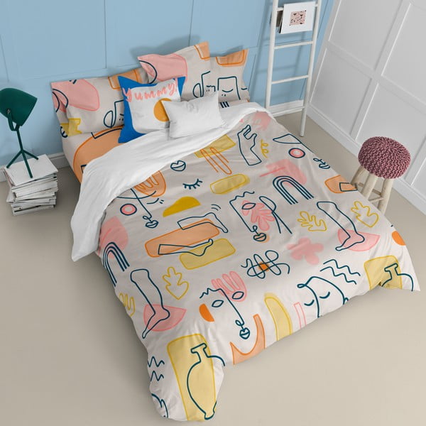 Kétszemélyes paplanhuzat 200x200 cm Anatomy – Aware-image-2