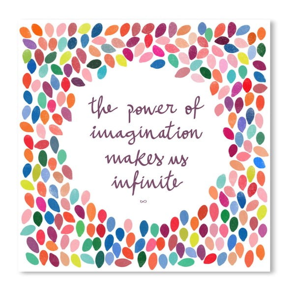 Infinite Imagination plakát, 30 x 30 cm - Americanflat