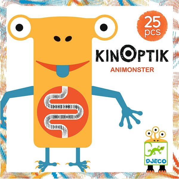 Animonster optikai illúziós, mágneses kirakó - Djeco-image-1
