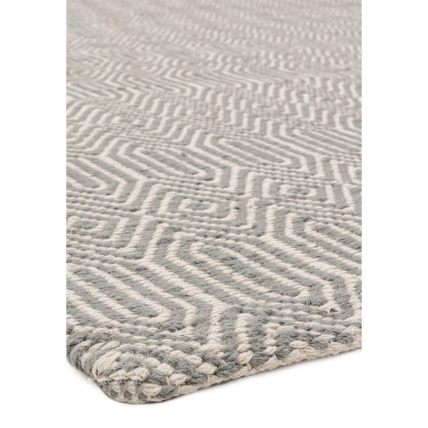 Világosszürke gyapjú szőnyeg 120x170 cm Sloan – Asiatic Carpets-image-2