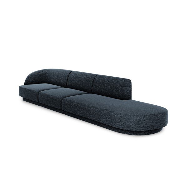 Sötétkék kanapé 302 cm Miley – Micadoni Home-image-3