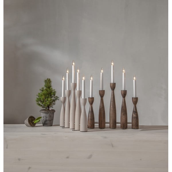 Sötét natúr színű konnektorhoz csatlakoztatható karácsonyi fénydekoráció Midja 2.0 – Star Trading-image-3