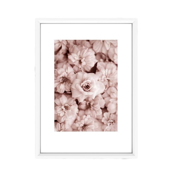 Bloom poszter fehér keretben, 33,5 x 23,5 cm - Piacenza Art