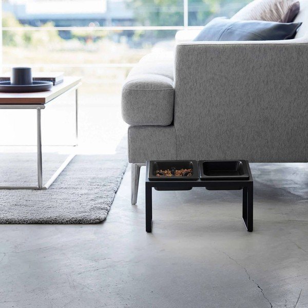 Kerámia tálka szett állvánnyal kisállatoknak Nooks – YAMAZAKI-image-3