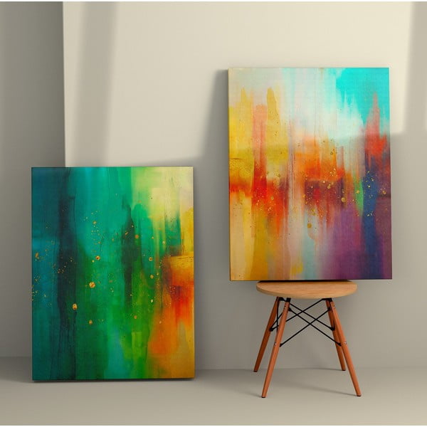 Kép szett 2 db-os 50x70 cm Splash – Wallity-image-1