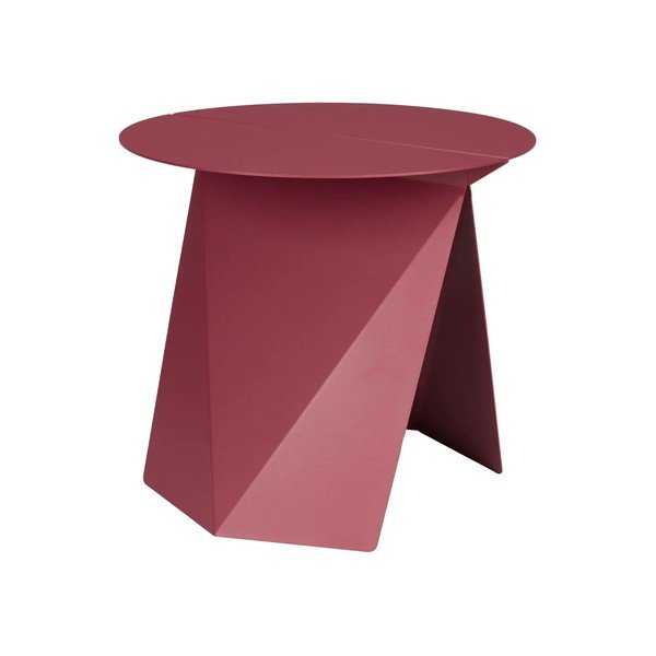 Fém kerek tárolóasztal 45x46 cm Foldy – Zuiver-image-2