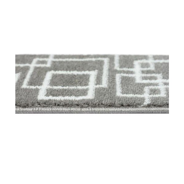 Szürke lépcsőszőnyeg szett 13 db-os 22x73 cm Geometric – Mila Home-image-1