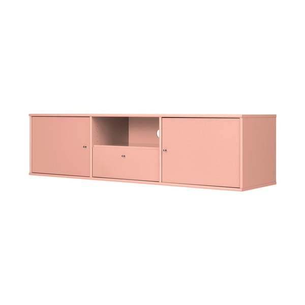 Rózsaszín TV-állvány 161x42x45 cm Mistral – Hammel Furniture-image-1
