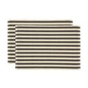 Textil tányéralátét szett 2 db-os 33x48 cm Statement Stripe – Södahl