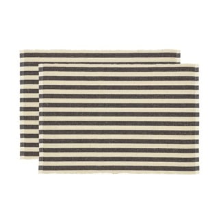 Textil tányéralátét szett 2 db-os 33x48 cm Statement Stripe – Södahl