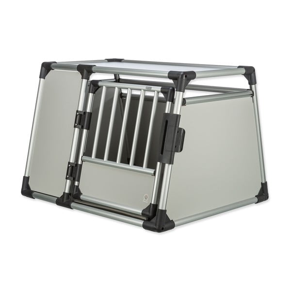 Ezüstszínű állathordozó 65x93 cm Trixie L – Plaček Pet Products