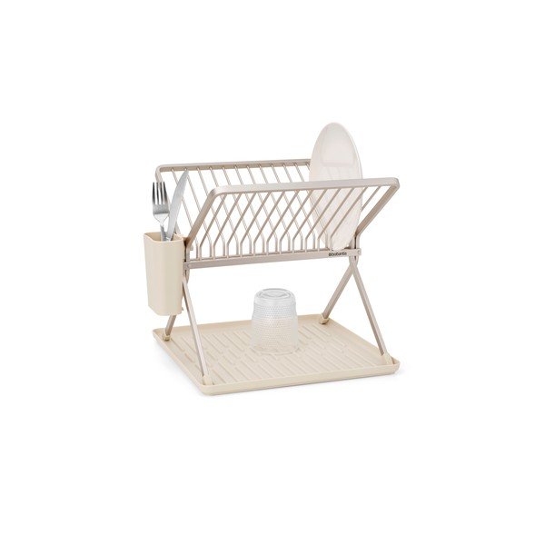 Bézs fém kétszintes edényszárító 37x33 cm – Brabantia-image-4