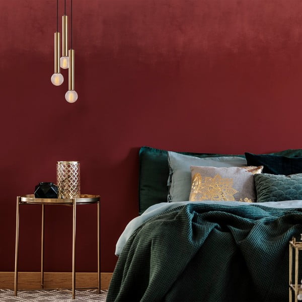 Aranyszínű függőlámpa ø 22 cm Tempo – Opviq lights-image-1