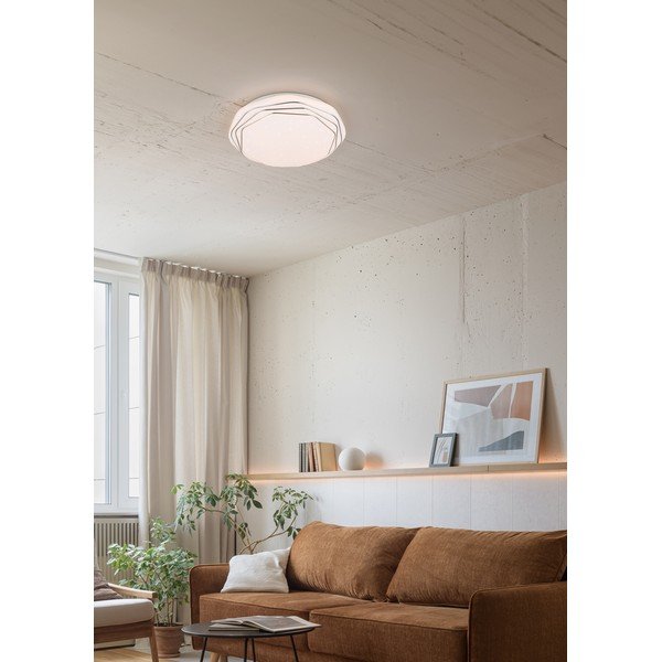 Fehér LED mennyezeti lámpa ø 38 cm Dizzy – Reality-image-1