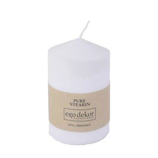 Top fehér gyertya, égési idő 25 óra - Rustic candles by Ego dekor