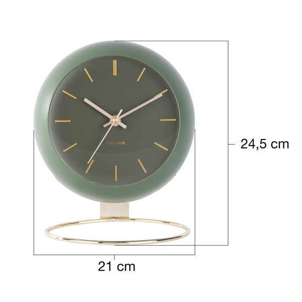 Asztali óra ø 21 cm Globe – Karlsson-image-4