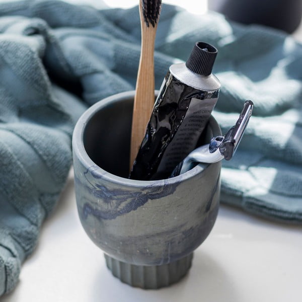 Zöld kő fogkefetartó pohár Attitude – Mette Ditmer Denmark-image-1