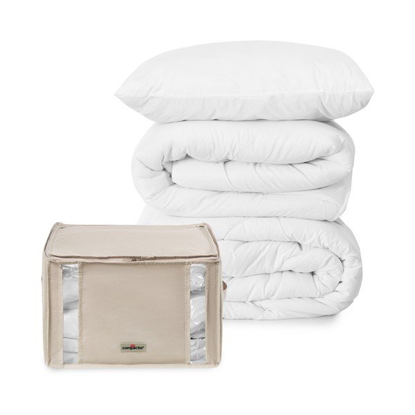 Vákuumos textil ruhatároló doboz 42x40x25 cm Life – Compactor-image-4