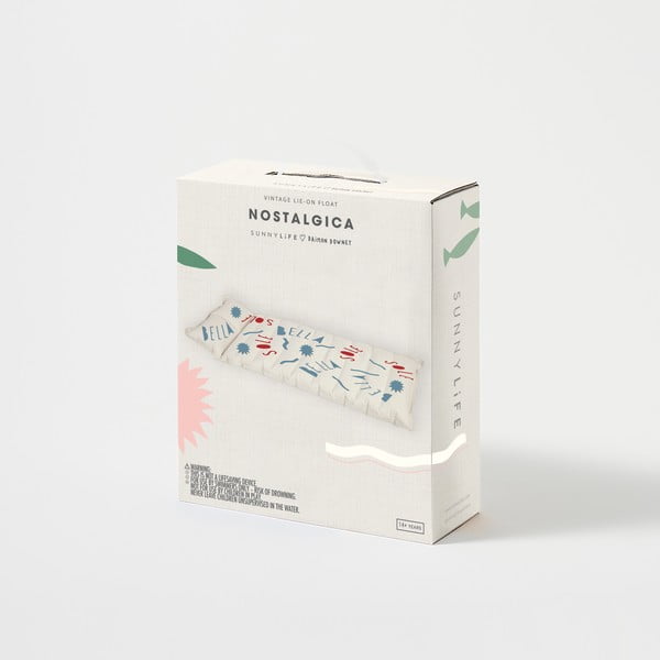 Nostalgica felfújható matrac, 193 x 70 cm - Sunnylife-image-4