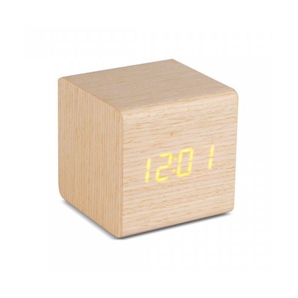 Digitális asztali ébresztőóra Wood – Balvi