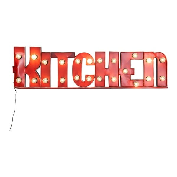 Kitchen piros fénydekoráció - Kare Design