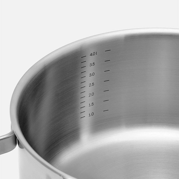 Rozsdamentes acél lábas fedővel 4 l Lucca 4.0 – FABINI-image-4