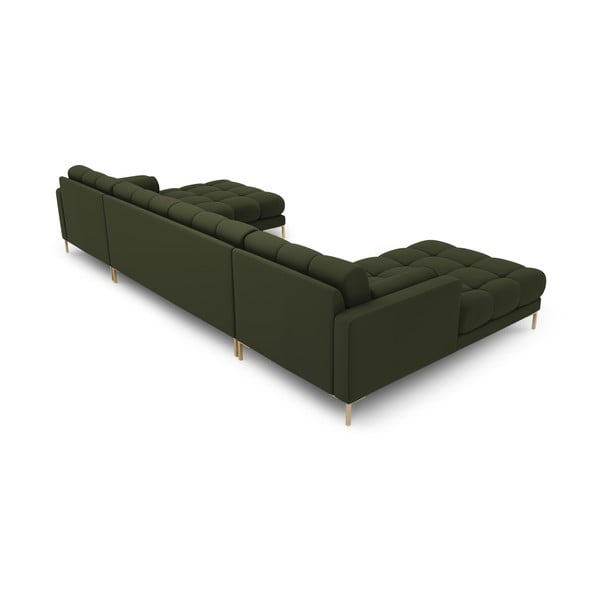 Zöld sarokkanapé (U alakú) Bali – Cosmopolitan Design-image-4