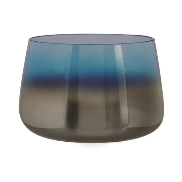 Oiled kék üvegváza, magasság 10 cm - PT LIVING