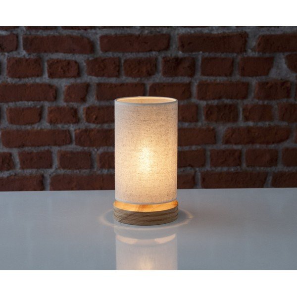 Home Lola asztali lámpa fa talpazattal - Homemania-image-1