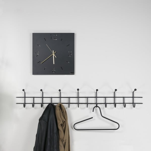 Fekete fém fali fogas 119 cm Barato – Spinder Design-image-3