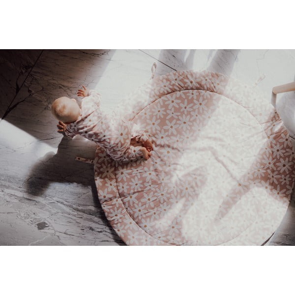 Rózsaszín játszószőnyeg Blash Daisies – Malomi Kids-image-3