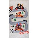 Elefántcsont színű mosható gyerek játszószőnyeg 160x230 cm Race Time – Vitaus