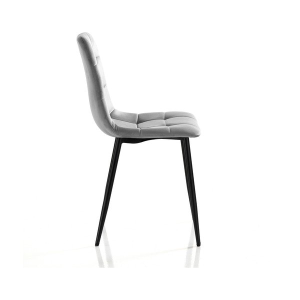 Szürke bársony étkezőszék szett 2 db-os Faffy – Tomasucci-image-1