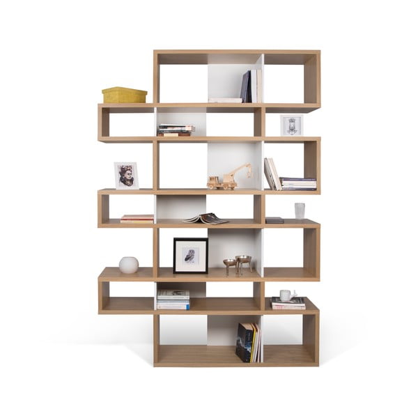 London világosbarna könyvespolc, 220 x 34 cm - TemaHome-image-3